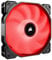 Corsair CO-9050080-WW AF120 Air Series, 120 mm LED Low Noise Cooling Fan - Red (Single Pack)