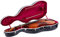Crossrock Custodia per Violoncello 4/4 e 3/4 in ABS | Finitura Blu Opaco, Interno in Velluto Rosso Vino, Guscio Rigido con Ruote, Serratura, Spallacci e Porta Arco