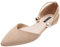 Jamron Donna Punta Velluto Ballerine Elegante D'Orsay Pumps Piatto Scarpe da Sera Albicocca SN02800 EU39.5