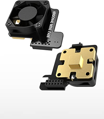 Argon Mini Fan for Raspberry Pi 4 (2PCS) | PWM Controllable | with Built-in Heatsink