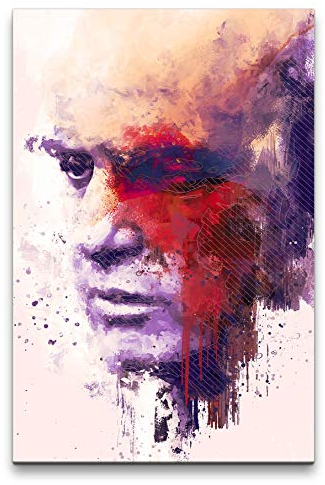 Apocalypse Now Marlon Brando Porträt Abstrakt Kunst Kultfilm Kriegsfilm 60x90cm Leinwandbild