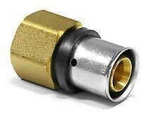 Press-fitting Verbundrohr 16x2 20x2 1/2 3/4 DVGW Heizung Verbundrohr Wasser (Übergang 20x2 3/4 IG)