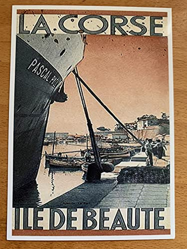 Carte Postale Corse - île de Beauté - Ajaccio - Le Port - 10x15cm