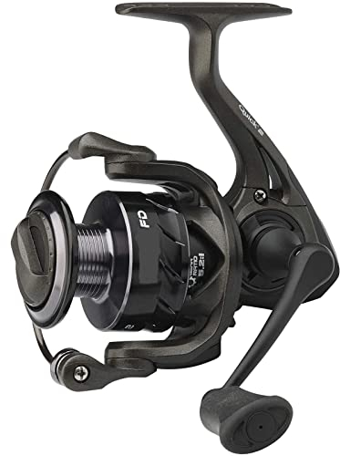 DAM Quick 2 V2 FD, Angelrolle, Spinnrollen, Hochgeschwindigkeits-Angelrolle für Angler, die Präzision und Leistung suchen, Unisex, Schwarz, 4000