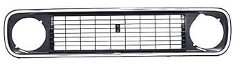 Repiauto - Grille de calandre avant noire 4L 1962-1993