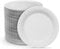 HOT BARGAINS 1000 X 9 Inch (9) Disposable Paper Plates for All Occasions Outdoor Parties Catering, Food Grade, Recyclable Suitable for Hot & Cold Use - Sealed Packaging
