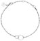 Purelei® Kekahi Armband (Silber), Wasserfestes Damen Armband, Armband aus Edelstahl mit zwei ineinander greifenden Ringen, Geschenk für Frauen, 15-19 cm Länge verstellbar