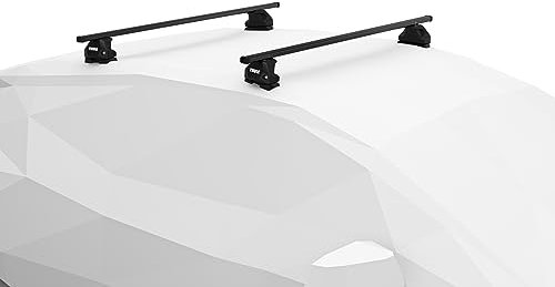 Thule Roof Rack Bars Square, Wing Bar Evo, WingBar Edge | Compatible for Jeep Grand Cherokee 2011 to 2021 (Square Bar Evo)
