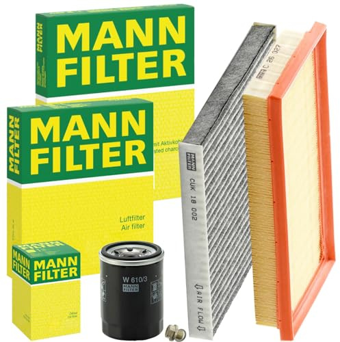 Mann Inspektionspaket | C26027, (LX4248)+CUK18002 (LAK636)+W610/3+30269 Kompatibel mit Space Star VI Schrägheck (A0_A)