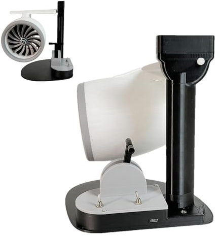 Engine Humidifier - Turbofan Engine Shape - Personal Cooling Fan in Turbofan Engine Shape, Stylish Printed Desk Decor for Home, Hotel