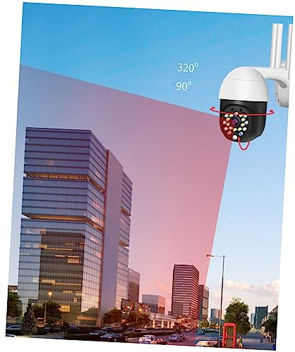 jojofuny cámara Domo Outdoor Camera cámara para Exterior WiFi Camera cámara WiFi Webcam WiFi cámara inalámbrica máquina de Bolas cámara de rotación 320 Camara WiFi