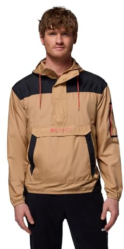 Columbia Challenger II Windbreaker, Abenteuerbereites Gewebe, Praktische Taschen, Eng anliegende Bündchen, Verstellbarer Saum mit Kordelzug - Herren