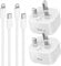 for I Phone Charger and Plug, 2 Pack 20W USB C Fast Charger Plug and Cable 2M/6.6FT, Safe & Durable Char-ger I Phone for IPhone 14 13 12 11 Pro Max XS XR X SE 8Plus, iPad, AirPods