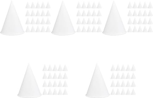 Ipetboom Lot De 5 Gobelets En Papier Jetables 200 Gobelets À Glace Portables