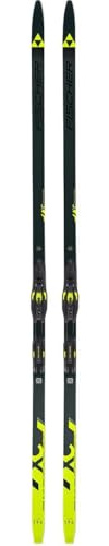 Fischer Superlite Crown EF Cross Country Skis w/ IFP (Black/Neon Yellow, 189cm)