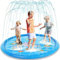 Kezidhp Tapis Arroseur Géant 170cm pour Enfants 2-3 Ans et Animaux - Jeu d'eau Extérieur Réutilisable pour Jardin, Piscine, Plage - Idéal pour l'Été