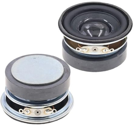 Pack of 2 1.75Inch4Ω 3W Speaker 45mm Bass Sound System Speaker Project and Home Entertainment Sound