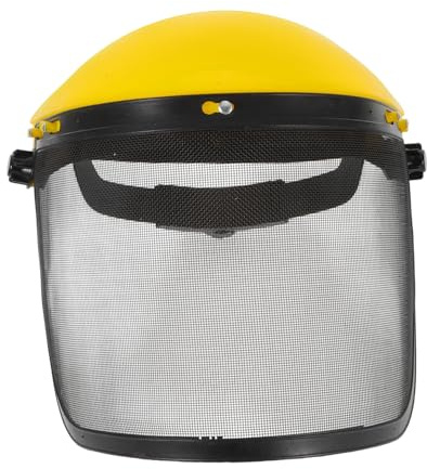 Ciieeo Maschera Protettiva per Decespugliatore con Traspirante Protezione Viso da Schegge e Legno per Giardinaggio Lavori Industriali e Falegnameria