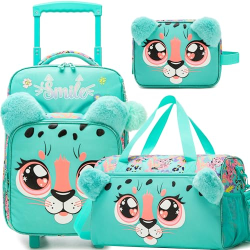 HTgroce Valise Enfants Souple Sac de Voyage pour Enfants Sac de Sport Petite Valise Cabine Sac Trolley Bagage Con Trousse de Toilette de Voyage