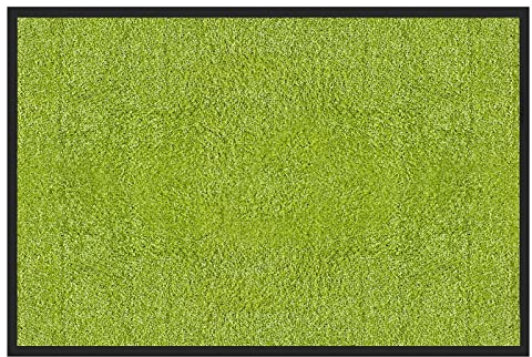 etm Hochwertige Fußmatte | schadstoffgeprüft | bewährte Eingangsmatte in Gewerbe & Haushalt | Schmutzfangmatte mit Top-Reinigungswirkung | Sauberlaufmatte waschbar & rutschfest (200x600 cm, Grün)
