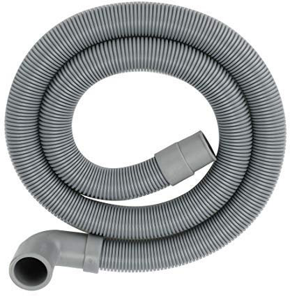 NA 3.3ft 90 Degree Right Angle Elbow Washing Machine Drain Hose Extension Hose Portable wash Machine Dishwasher Drain Hose Replacement