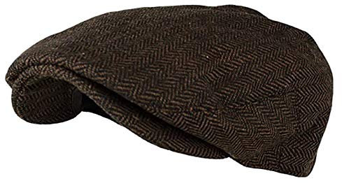 Asalinao Barett Cap Herren Damen Schiebermütze Schirmmütze Newsboy Flat Cap Baskenmütze Stil Kostüm Accessoires Sport Flatcap Schiebermütze Damen Herren Flache Mütze mit Schirm (B)