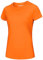 MAGCOMSEN Surf T-Shirt Damen UV-Schutz Sportshirt Fitness Atmungsaktiv Funktionsshirt Basic Sport Oberteile für Fitness, Yoga, Laufen Orange S