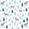 20 Servietten Tiersilhouetten im Wald | Winter | Weihnachten | Tischdeko 33x33cm