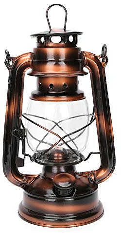Linterna Vintage, Lámpara de Queroseno para Exteriores, Lámparas de Aceite para Uso en Interiores Y Exteriores, Lámpara Rústica de Queroseno Vintage, Lámpara de Queroseno de Estilo Retro con Decoració