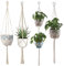 Helweet Vasi Sospesi per Piante, Sospese Portafiori, Appendiabiti per Piante, Portavaso Pensile, per Piante Da Esterno Appendiabiti per Balcone Decorazioni Da Giardino (Non Include Vaso Di Fiori)