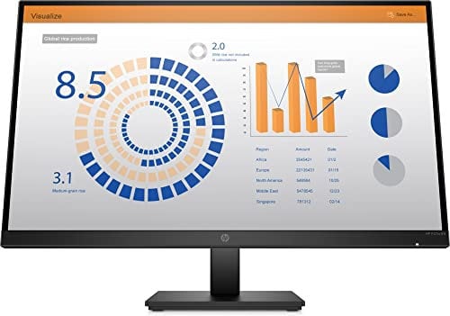 HP P27q G4 27 inch IPS Monitor - IPS Panel, 2560 x 1440 Resolution, 5ms Response, HDMI