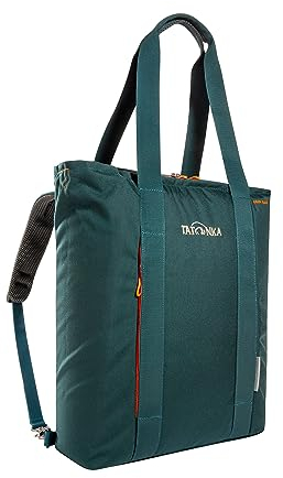 Tatonka Rucksacktasche Grip Bag 13l - Tasche mit verstaubaren Rucksackträgern und Laptopfach - als Tasche oder Rucksack verwendbar - 13 Liter (jasper)