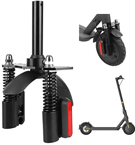ulip Kit Fourche hydraulique Suspension Amortisseur Avant pour Trottinette électrique Xiaomi M365 Pro Pro2 1S MI3 avec Garde-Boue Avant et Trottinette Roue Couverture