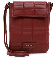 SURI FREY Umhängetasche Hilary Crossover Bag Wine weinrot