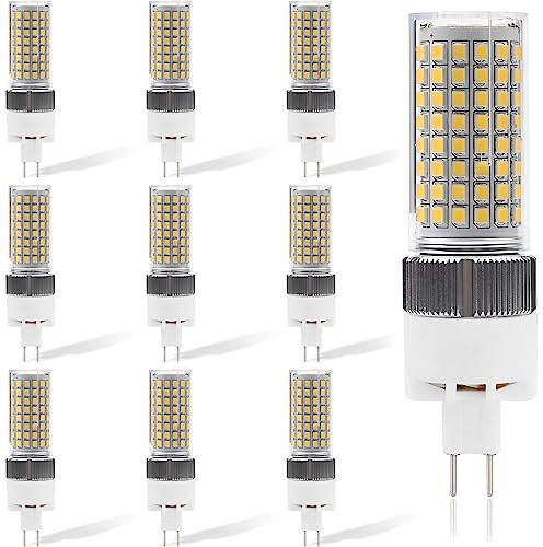 TPMAFF G8.5 LED Bulb 12 Watt 1200 Lumens G8.5 Light Source G8.5 Bi-Pin Base LED Corn Light Bulb (120 Watt Halogen Equivalent) AC 100V-277V, Not-Dimmable (Pack of 10)