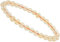 ELEDORO Stretch Armband aus echten Edelstein-Perlen (6mm) – Perlenarmband für stilvolle Eleganz (Citrin)