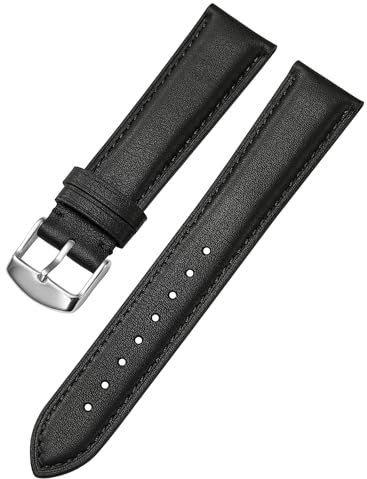 Afany Uhrenarmband 22mm für Männer Frauen, Leder Schnellverschluss Uhrenarmband