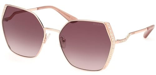 GUESS GU7843-S28Z61 Womens UV Protected Injected Sunglasses, Occhiali Donna, Oro Rosa, 61MM