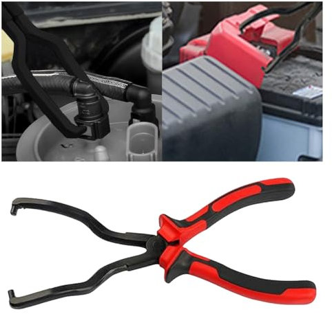 Pince de tuyau de carburant, outil de retrait de déconnexion rapide, pince de serrage de tuyau d'essence avec poignée, pince universelle de retrait de clip de conduite de carburant, outil de