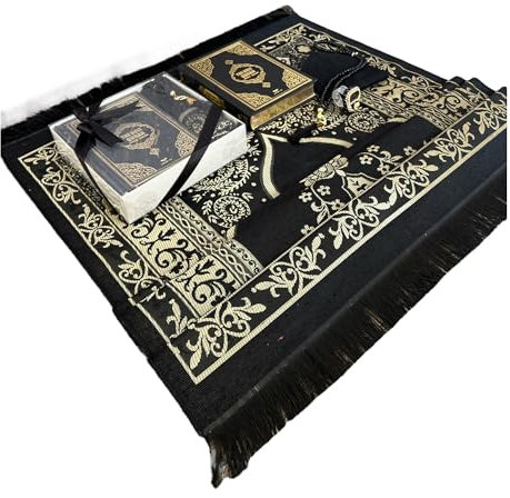 Geschenk-Set für den Islam, Heiliger Koran, Gebetsmatte, tragbar, digital, zikirmatisch, Kufi-Hut, Perlen, Hajj-Geschenk für Hochzeit, Umrah, besonderen Tag, tolles Ramadan-Geschenk für muslimische