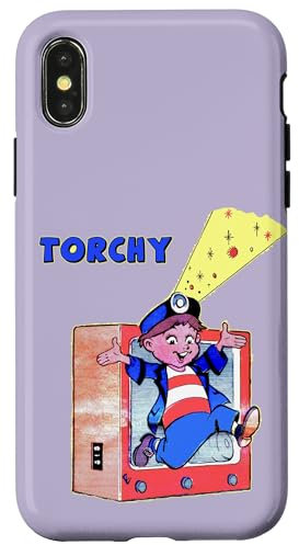 Carcasa para iPhone X/XS Televisor infantil Torchy Retro