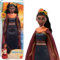 Mattel Disney Moana 2 Matangi Modepuppe mit 3 Zubehörteilen, abnehmbares Outfit mit Umhang, Kopfstück, Schulterstück & Fußkettchen, inspiriert vom Film