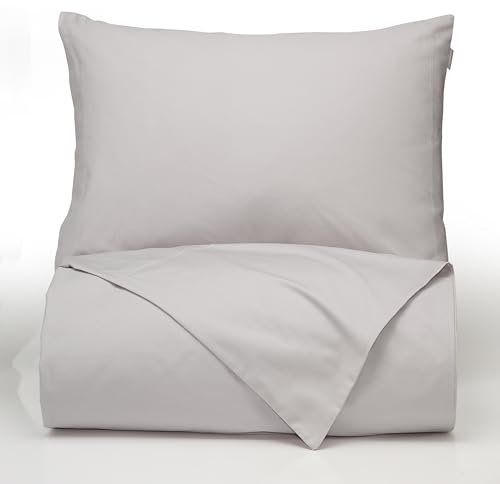 Bianca Plain Dyed Percale Silver