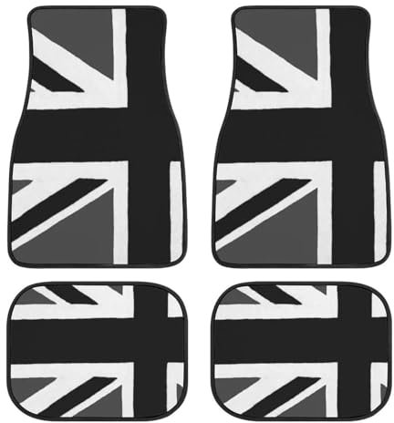 Für Mini Für Cooper 2007–2023 R55 R56 R57 R60 R61 F54 F55 F56 F57 F60 Maßgeschneiderte Auto-Fußmatten vorne hinten Set Union Jack(Style 21)
