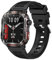 NEYENS Per Huawei Smart Watch per Xiaomi Military GPS Smart Watch Men Flashlight Compass Waterproof Outdoor Sport Tracker Bluetooth Call Smart Watch(Black silicone belt)