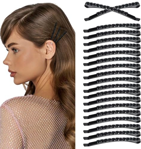 Mabor 20 Stück Strass Bobby Pins Elegante Haarnadeln Damen Haarklammer Klein Rutschfeste Haarclips Hochzeit für Mädchen Partys Versammlungen Tägliche Arbeit