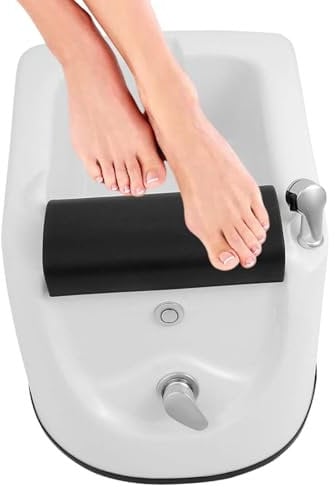 HCAUYNN FußBad-PediküRe-Whirlpool, Einstellbare Temperatur, Mit ErhöHten Massageknoten Und Bunter Lampe, FüR Spa-Center/Friseursalons