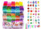 LCXCXY 15000+ Elastique Bracelet Kit, Bracelet Elastique Enfant Kit 45 couleurs. comprenant un pendentif, des perles et d'autres accessoires. Ce Loom Bands Élastique Kit est un jouet et un cadeau
