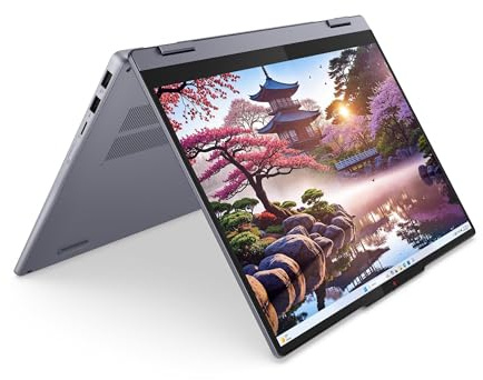 Lenovo IdeaPad 5 2-in-1 14 WUXGA (1920x1200) IPS Touchscreen Laptop 2025 New | AMD Ryzen AI 7 350 8-Core | AMD Radeon 860M Graphics | Backlit Keyboard | Wi-Fi 7 | 16GB LPDDR5 512GB SSD | Win11 Pro