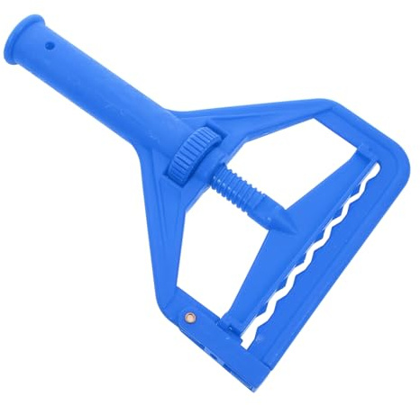 LOLIPPYY Adjustable Blue Mop Head Clip Replacement Tool Quick Release Spiral Clamp for Secure Mop Head Fixing for Home Bathroom Office Cleaning
